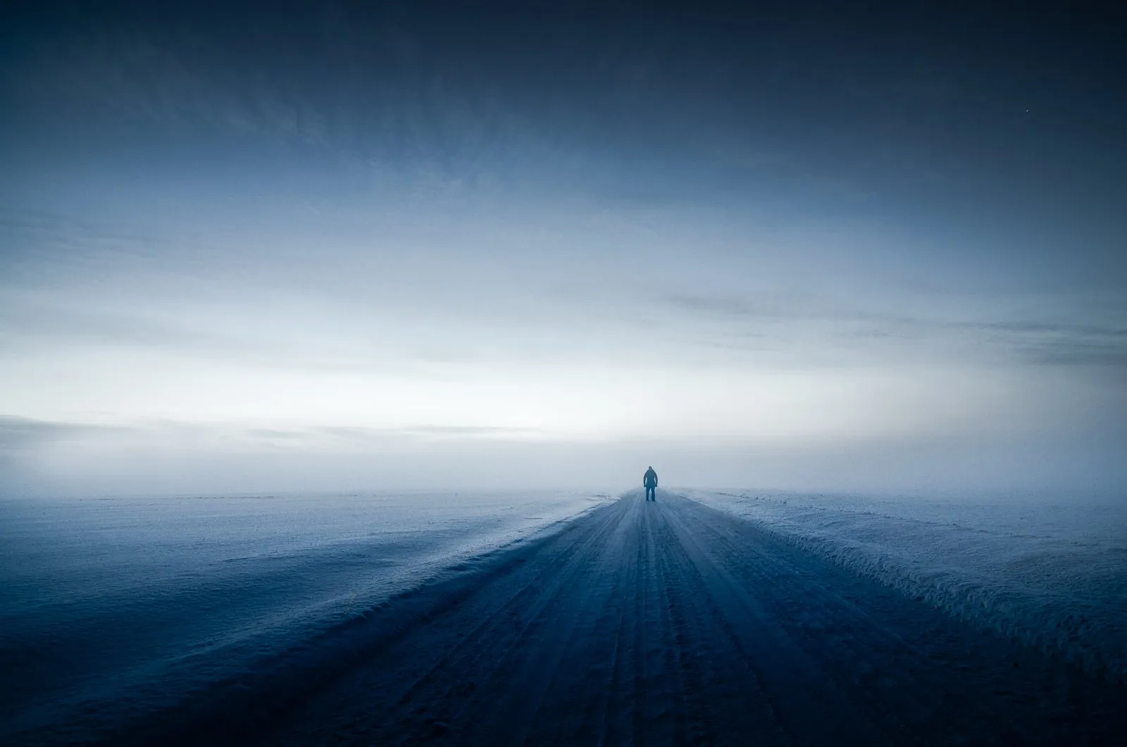 Lost, a landscape photograph centered on solitude from the Alone collection by Mikko Lagerstedt.