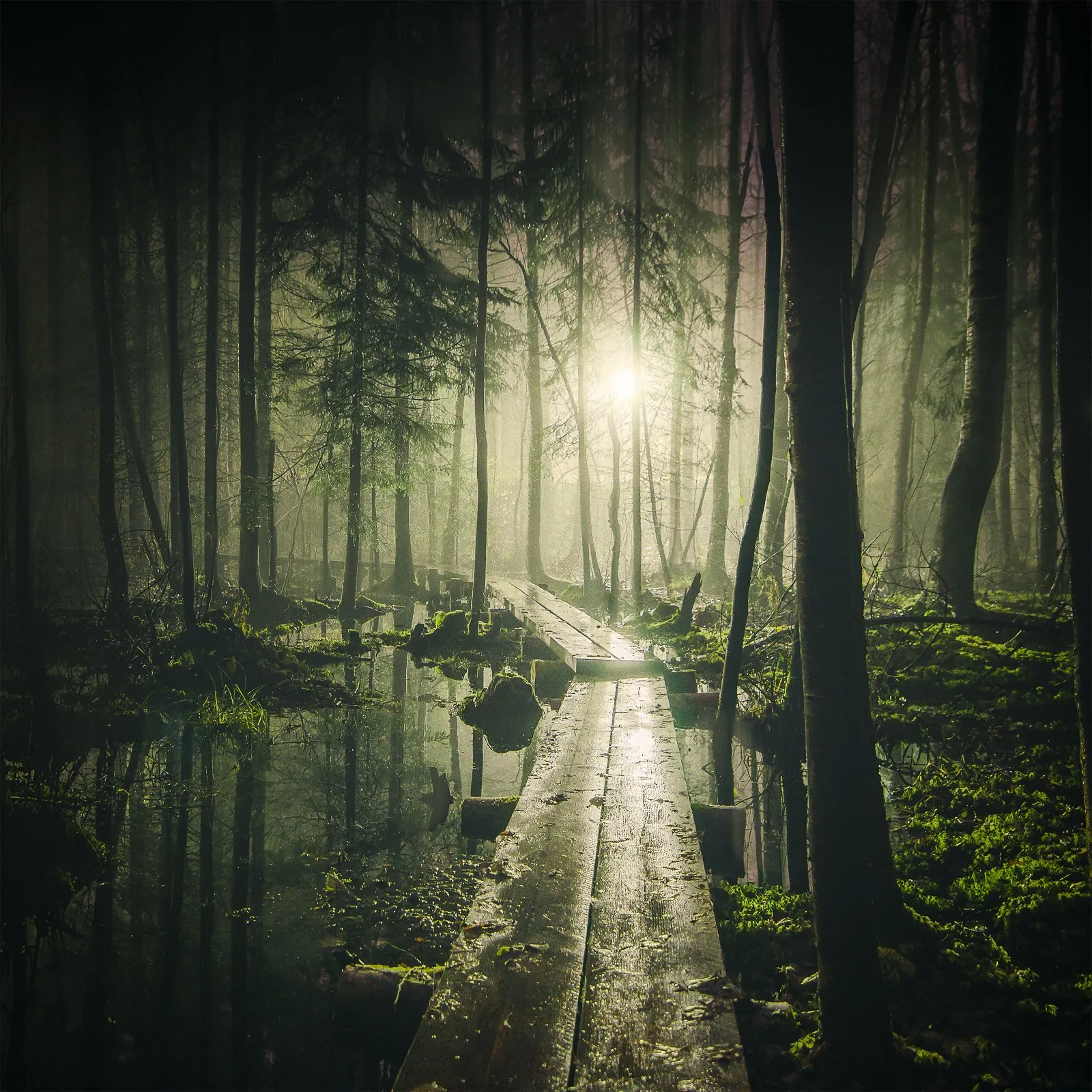 Pathway, a dreamlike composite landscape from the Dream collection by Mikko Lagerstedt.