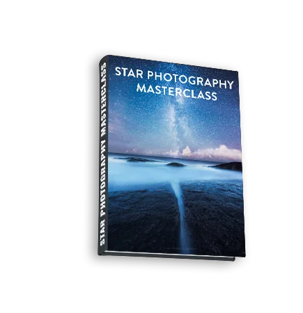 Star Photography Masterclassin kansi yötaivasmaisemalla, Mikko Lagerstedt
